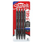 Buy now Sharpie?? S Gel Pens, Fine Point, 0.5 mm, Black Barrels, Blue Ink, Pack Of 4 Pens at indiglob india