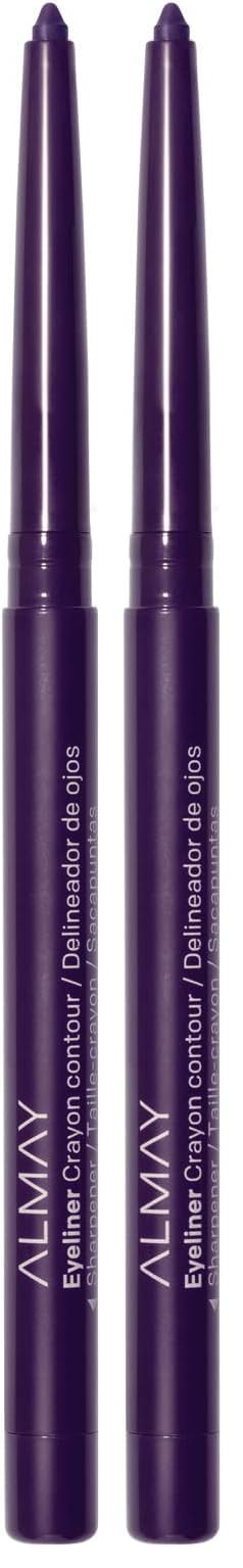 Buy now Almay All-Day Eyeliner Pencil, Hypoallergenic, Cruelty-Free, Oil-Free, Fragrance-Free, Ophthalmologist Tested, Long Wearing and Water Resistant (Packaging May Vary), 205 Black, 0.01 oz 210 Black Amethyst 1 Count (Pack of 2) at indiglob india