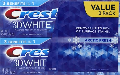Buy now Crest 3D White Whitening Toothpaste, Radiant Mint, 3.5 Ounce (Pack of 2) at indiglob india