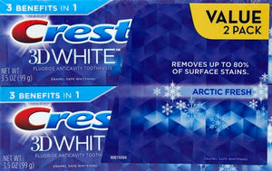 Buy now Crest 3D White Whitening Toothpaste, Radiant Mint, 3.5 Ounce (Pack of 2) at indiglob india