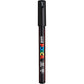 uni POSCA PC-1MR Water-Based Paint Markers, Extra Fine Tip (0.7mm), Black