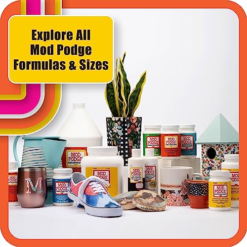 Buy now Mod Podge CS27593 Dishwasher Safe Glitter Gold, 8 fl oz Multi-Purpose Formula, Perfect for Easy to Apply DIY Arts and Crafts at indiglob india