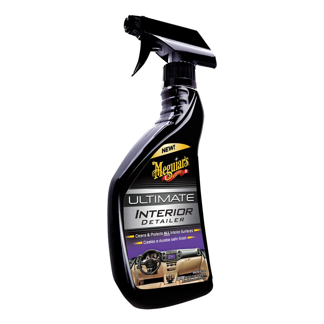 Buy now Meguiar's G16216 Ultimate Interior Detailer, Protects Interior Surfaces from Dirt and Grime, Leaves Your Surfaces Protected from UV Rays and Giving It a Lasting Finish, 15.2 Oz Spray Bottle 15.2 Fl Oz (Pack of 1) at indiglob india