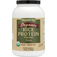 NutriBiotic Certified Organic Rice Protein Vanilla, 1 Lb. 5 Oz | Low Carbohydrate Vegan Protein Powder | Raw, Certified Kosher & Keto Friendly | Made Without Chemicals, GMOs & Gluten | Easy to Digest
