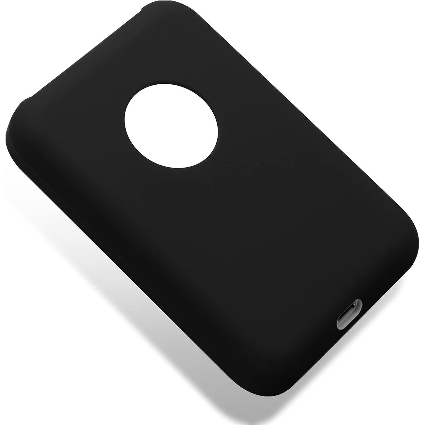 Buy now Protective Case for Apple Magsafe Battery Pack, Silicone Skin Cover Compatible with Magsafe Power Bank Holder, Lightweight Soft MagSafe Portable Charger Case Shockproof Anti-Scratch(Black) at indiglob india