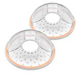 Buy now haakaa Breast Milk Collector Breast Shells Breast Milk Catcher Milk Savers Nipple Shells for Breastfeeding, Reusable & Easy to be Placed Under Bras, 2 Pack at indiglob india