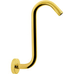 Buy now NearMoon S Shaped Shower Head Riser Arm, Shower Extender Arm with Flange, Standard 1/2" Connection- Bathroom Accessory, 10 Inch (1 Pack, Chrome) Chrome Gold 1 at indiglob india
