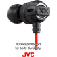 JVC HAFX1X Headphone Xtreme-Xplosivs, Black, Red