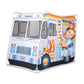 Buy now Melissa & Doug Fabric Double-Sided Food Truck Play Tent - Ice Cream and BBQ Role Play Toy Food Truck Tent, for Kids Ages 3+ at indiglob india
