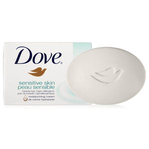 (18 Pack) Dove Sensitive Skin Unscented beauty bar 4oz each - My Store