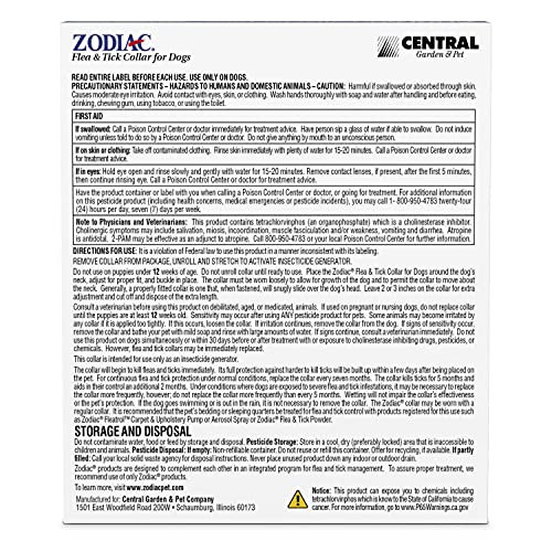 Buy now Zodiac Flea and Tick Collar for Large Dogs at indiglob india