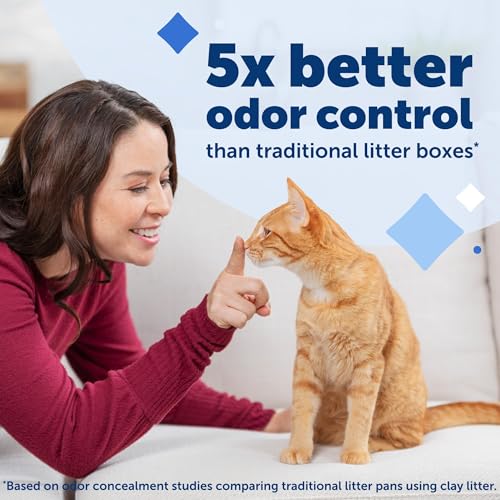 Buy now PetSafe ScoopFree Disposable Crystal Cat Litter Tray - Easy Cleaning Box - Refill Tray for Electric Litter Box - Fragrance Free - 4.3 lb Bags - 6 Pack at indiglob india
