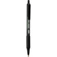 BIC Soft Feel Black Retractable Ballpoint Pens, Medium Point (1.0mm), 5-Count Pack, Black Pens With Soft-Touch Comfort Grip