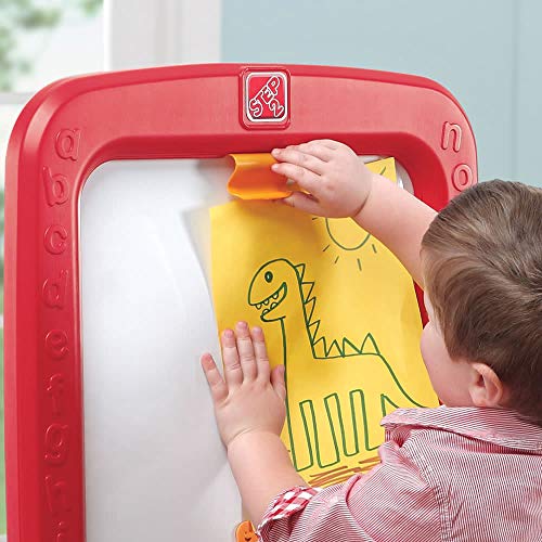 Buy now Step2 All Around Easel for Two, Kids Activity Table, Double-Sided Art Board, Made of Durable Plastic, Includes 94-Piece Soft Foam Magnets, For Toddlers 3+ Years Old at indiglob india