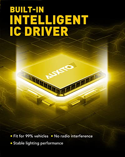Buy now AUXITO H11/H8/H16 LED Fog Light Bulbs or DRL, 6000 Lumens 3000K Amber Yellow Light, 300% Brightness, CSP LED Chips Fog Lamps Replacement for Cars, Play and Plug (Pack of 2) at indiglob india