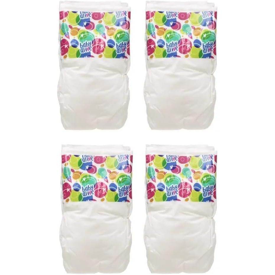 Baby Alive Doll Diaper Refill, Includes 4 Diapers, Toys Accessories, for Kids Ages 3 Years Old and Up - My Store