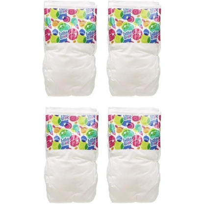 Baby Alive Doll Diaper Refill, Includes 4 Diapers, Toys Accessories, for Kids Ages 3 Years Old and Up