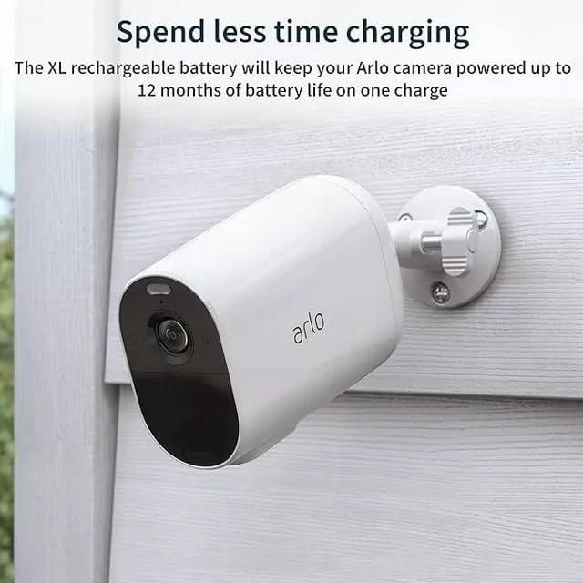 Buy now Arlo Essential XL Spotlight Camera, 1080P Color Night Vision, Wireless Security Outdoor Network Camera, 2 Way Audio, Direct to Wi-Fi, Compatible with Alexa, White at indiglob india