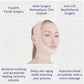 Post Surgical Chin Strap Bandage for Women - Neck and Chin Compression Garment Wrap - Face Slimmer, Jowl Tightening (M)