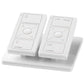 Buy now Lutron Pico Remote for Audio, Works with Sonos (Caseta Smart Hub Required), Raise/Lower Volume, Pause and Skip Tracks, For Table Top or Wallmount Use, PJ2-3BRL-GWH-A02, White at indiglob india