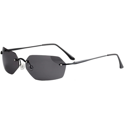 The Matrix Neo Trinity Agent Smith Costume Sunglasses Men Women Rimless Black Glasses