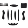Bike Helmet Padding Kit 27PCS Bicycle Replacement Universal Foam Pads Set Cushions for Cycling Motorcycle - Black