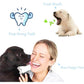 Orgrimmar 2 Pcs Three Sided Pet Toothbrush Dog Brush Addition Bad Breath Tartar Teeth Care Dog Cat Cleaning Mouth