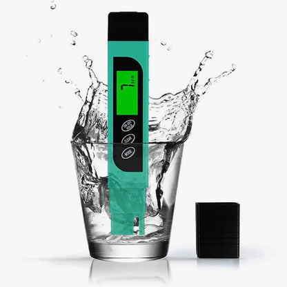 TDS Meter Digital Water Tester, Accurate and Reliable, Professional 3-in-1 TDS, Temperature and EC Meter with Carrying Case, 0-9999ppm, Ideal ppm Meter for Drinking Water, RO/DI System, Aquariums