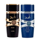 Buy now Lattafa Perfumes Asad for Unisex Eau de Parfum Spray, 3.4 Ounce 3.4 Fl Oz (Pack of 2) at indiglob india