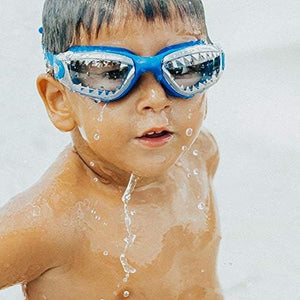 Bling2o Boys' Swimming Goggles with UV Protection (Ages 3+) - Latex-Free, 100% Silicone Material - Includes Anti-Fog