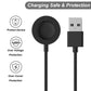 Charger for Fossil Gen 6 / Gen 5 / Gen 4 / Sport, for Michael Kors Gen 6 / Gen 5E / Gen 5 / Gen 4 Smartwatch Magnetic Charging Cable (1, Black)