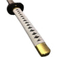 damdos Halloween Prop 40" Katanoa Weapon Cosplay Sword Roronoa Zoro PU Rubber Samourai Swords Birthdays Gifts(White)