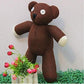 Teddy Bear Plush Figure Doll Toy Brown Stuffed Animal Teddy Bear Plushies Home Decor Gift for Kids 9”