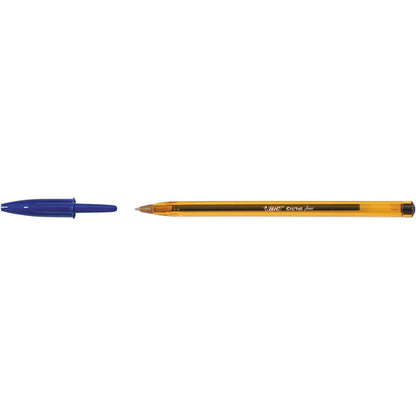 BIC Cristal Original Fine Ball Pens Fine Point (0.8 mm) - Assorted Colours, Pouch of 10