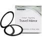 deweisn Magnifying Compact Cosmetic Mirror Elegant Pocket Handheld Makeup Mirror with Powerful 10x Magnification and 1x True View Mirror for Travel or Your Purse