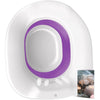 Fivona Sitz Bath for Toilet Seat Postpartum and Hemorrhoids Care - Yoni Steam Seat - Foldable Basin for Epsom Salt Soak - Portable Bidet BPA Free Temperature Resistant - Universal Fit - Pink - Purple