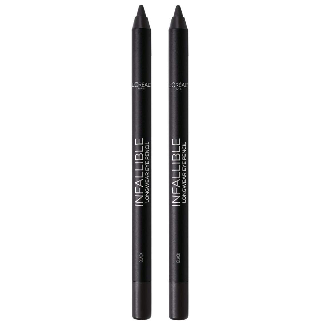 Buy now L'Oreal Paris Makeup Infallible Pro-Last Pencil Eyeliner, Waterproof and Smudge-Resistant, Glides on Easily to Create any Look, Black, 0.042 oz., 1 Count Black 2 Count (0.042 Ounce each) at indiglob india