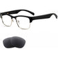 Buy now Smart Glasses Bluetooth-Audio Glasses for Men Women with Alexa, Built-in Mic, Blue Light Filter&Polarized Lenses for All Smart Devices Voice Assistant Default at indiglob india