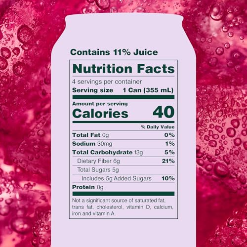 Buy now OLIPOP Prebiotic Soda Pop, Classic Grape, Prebiotics, Botanicals, Plant Fiber, 12 fl oz (4 Cans) at indiglob india