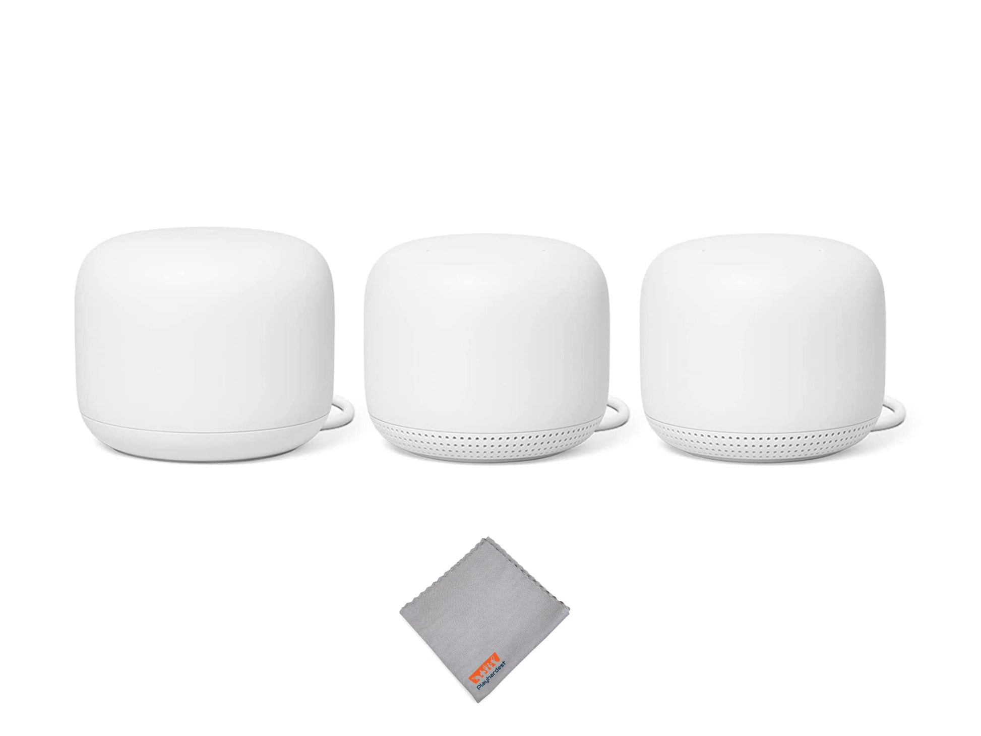 Buy now Google Nest Wifi - Home Wi-Fi System - Wi-Fi Extender - Mesh Router for Wireless Internet - 2 Pack Router and Point Three Pack at indiglob india