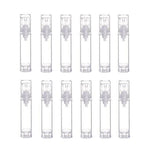 12PCS 10ML/0.34OZ Portable Plastic Empty Clear Airless Vacuum Pump Bottles Container Cosmetic Cream Lotion Vial Jars Make-up Liquids Sample Packing Storage Dispensing Tins - My Store