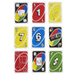 Buy now UNO Triple Play Card Game with Card-Holder Unit with Lights & Sounds & 112 Cards, Kid, Teen & Adult Game Night Gift Ages 7 Years & Older, HCC21 at indiglob india