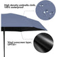 ESUFEIR Mini Travel Sun Umbrella for Purse With Case,Small Compact UV Umbrella Protection Sun,Lightweight Portable Parasol Windproof for Women Men Kids (Haze blue)