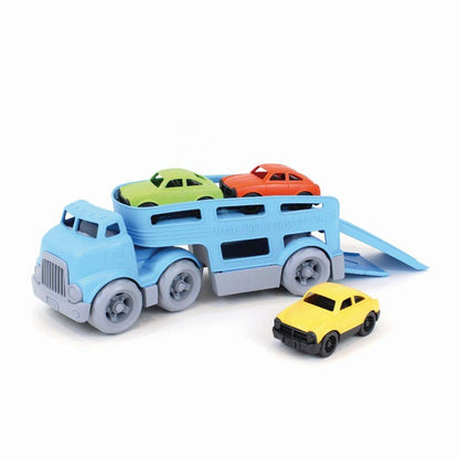 Buy now Green Toys Car Carrier, Blue - Pretend Play, Motor Skills, Kids Toy Vehicle. No BPA, phthalates, PVC. Dishwasher Safe, Recycled Plastic, Made in USA. at indiglob india
