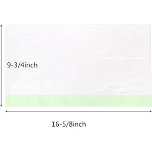 Tebery 100 Pack Portable Potty Chair Liners with Drawstring, Potty Bags Potty Liners Disposable for Baby Toilet Potty Training Seat