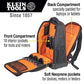 Buy now Klein Tools 62805BPTECH 28-Pocket Laptop Backpack Tool Bag, Tradesman Pro Extra-Large Tech Tool Backpack with Molded Bottom, Charging Port at indiglob india