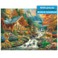 Buy now Buffalo Games - Alpine Serenity - Chuck Pinson - 1000 Piece Autumn Jigsaw Puzzle for Adults - Fall Mountain Cabin Scene - Challenging Puzzle for Game Nights - Finished Size 26.75 x 19.75 - Made in USA at indiglob india