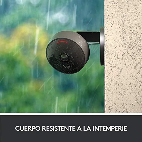 Buy now Logitech Circle View Weatherproof Wired Home Security Camera with Logitech TrueView Video, 180° Wide Angle, 1080p HD, Night Vision, 2-Way Audio, Tilt Encrypted, Apple HomeKit Secure Video (Renewed) at indiglob india