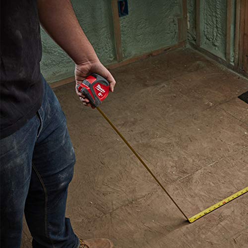Buy now Milwaukee 4932459596 8m/26ft Pro Compact Tape Measure, Red at indiglob india