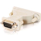C2G 02449 DB9 Male to DB25 Female Serial RS232 Serial Adapter, Beige